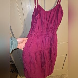 Old Navy Magenta Maxi Dress